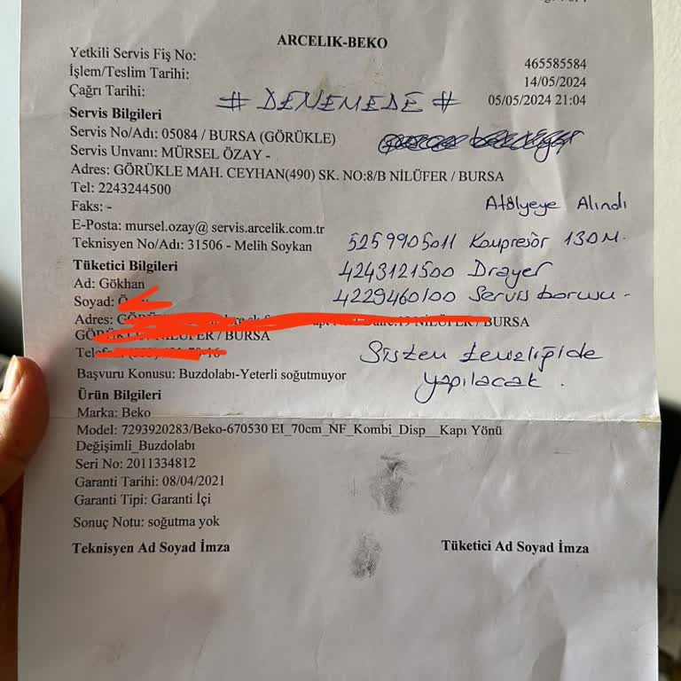 Beko Servisten Gelen Buzdolabı 1 Ay Sonra Aynı Sıkıntı İle Karşılaştık