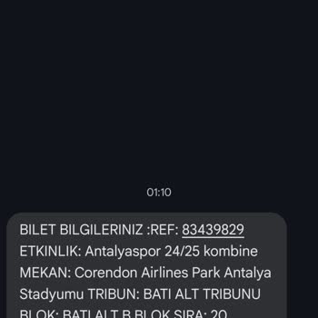 Antalya Spor Kombine İptal Ettirmek.