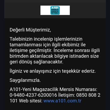 A101 Ve Garajhome Defolu Ürün