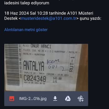 A101 Ve Garajhome Defolu Ürün