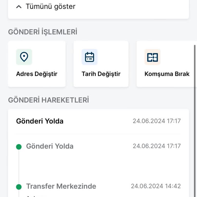 Dolap Satışı Sonrası Trendyol Express Kargo Problemi