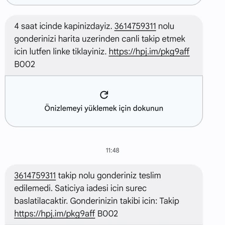 Hepsiburada-Hepsijet Teslim Edilemedi