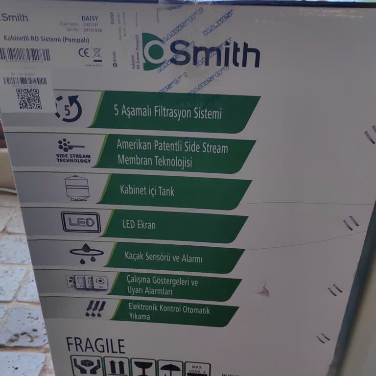 A. O. Smith Corporation Arıtma Cihazı Montajı Yapılmadı.