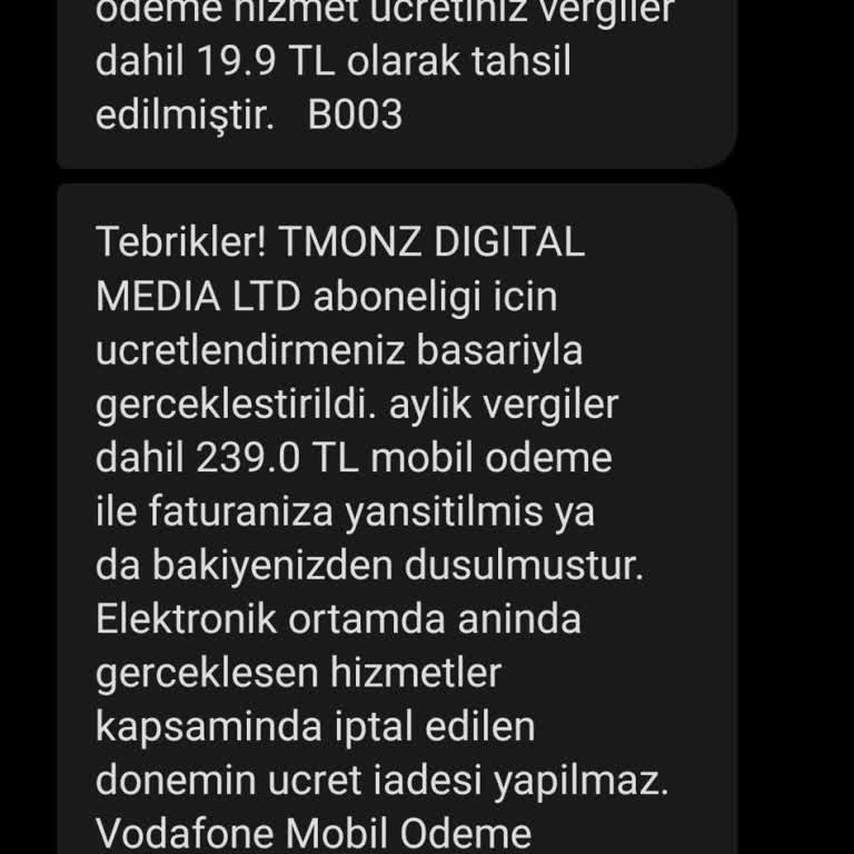 Vodafone Abonelik İptal Etme