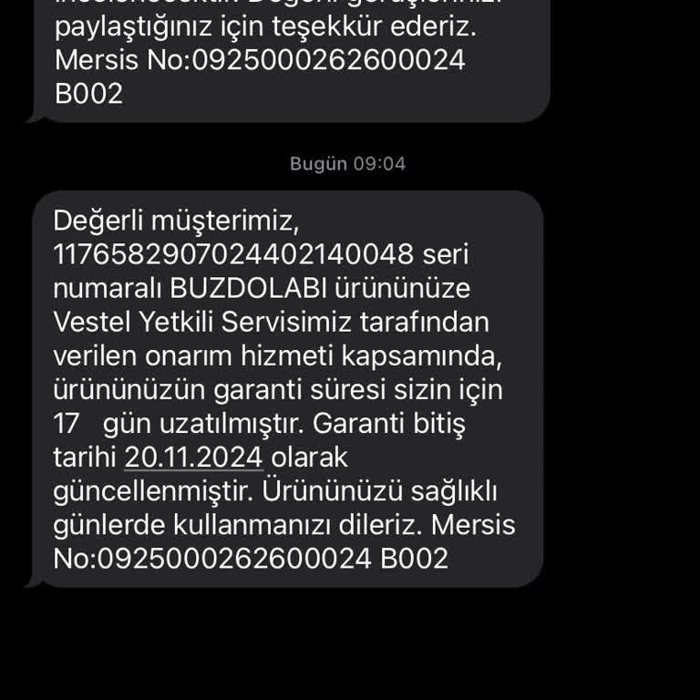 Vestel Arıza Onarım Mağduriyeti