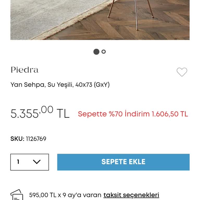 Enza Home 7 İs Günü İçinde Teslim Satışı Yapılan Ürün