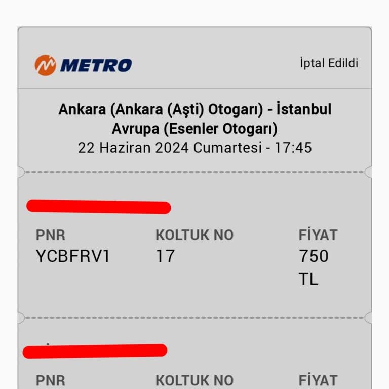 Obilet.com Ücret İademi Gerçekleştirmiyor.