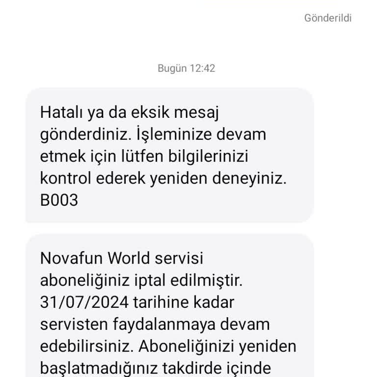 Vodafone Mobicenter Servisi Aboneliğiniz