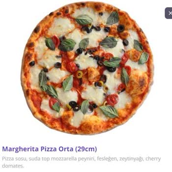 La Vita Pizzeria (Yaşamkent) Gelen Pizza Kalitesizliği