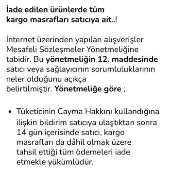 HE-QA by Esra Keskin Demir HE-QA Giyim Mağazası Kargo Ücretini Ödemiyor