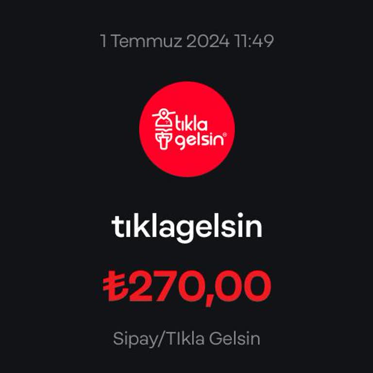 Tıkla Gelsin Müşteri Hizmetleri Sorunu