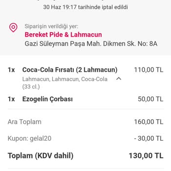 Yemek Sepeti Restaurant Yanlış Bilgi Ve Yemek Sepetinin Umursamazlığı