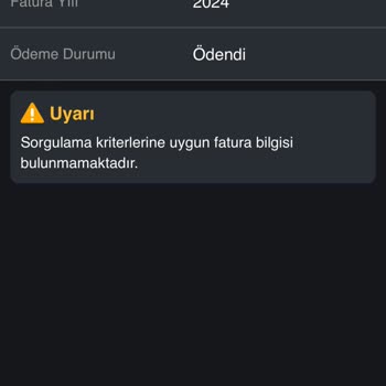 İGDAŞ Aylık Fatura Görüntüsü Alamıyorum