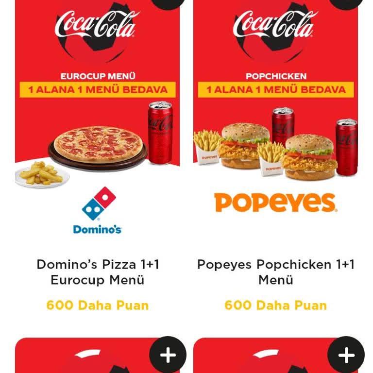 Daha Daha Uygulamasından Aldığım 1+1 Menü Kuponu Onaylanmadı