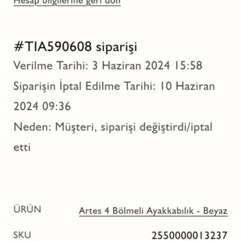 Tiamob Mobilya Firması Para İadesi Yapmıyor