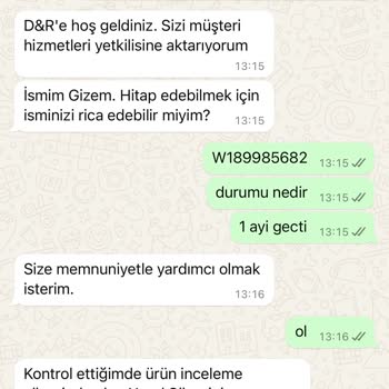 D&R Parama Kondu Vermiyor