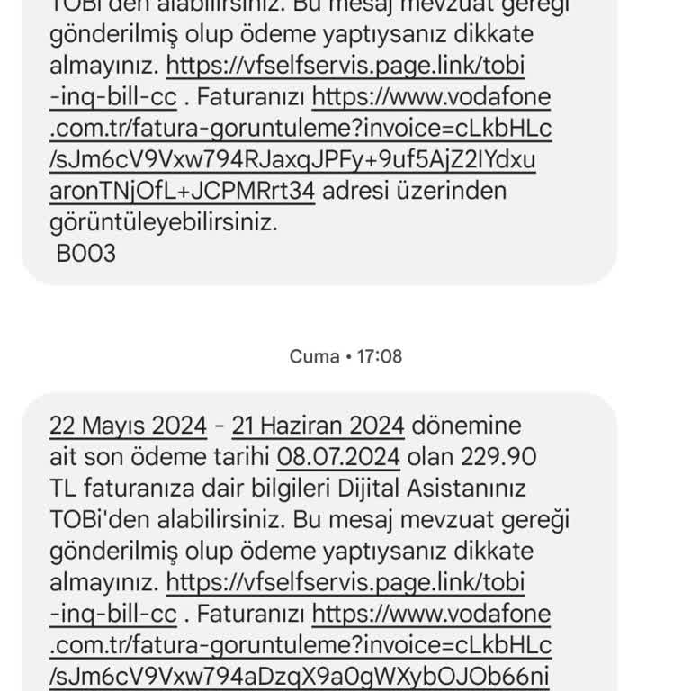Vodafone İznim Olmadan Kullanmadığım Yurt Dışı 250 MB Yükseltilmiştir