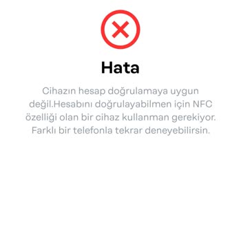 Papara NFC Sorunu