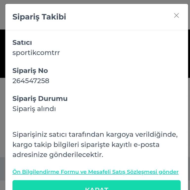 Sportikcomtr____ (sportikcomtrr) Siparişim Kargoya 6 Gündür Vermiyor!