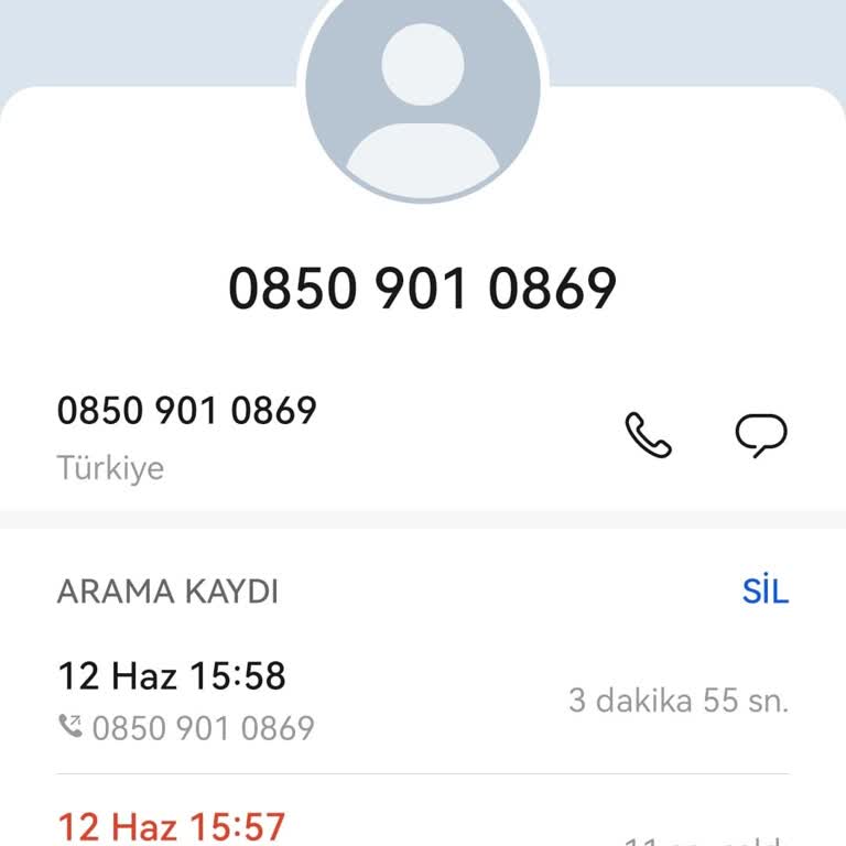 0850 901 08 69 Yanıltıcı Arama Ve Portumun Sökülmesi