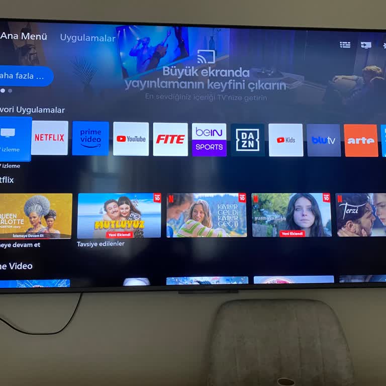 Philips TV De Başka Uygulamaları Yüklemek İçin Bir Uygulama Yok.