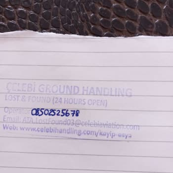 Çelebi Yer Hizmetleri Uçakta Kaybolan Tekerlekli Sandalye Sorunu
