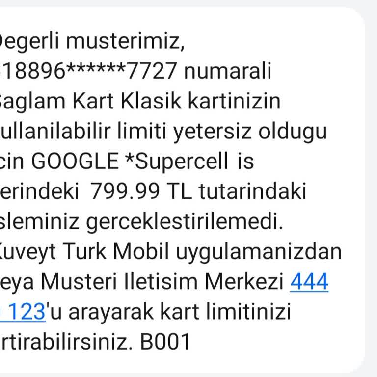 Supercell Kredi Kartından İzinsiz Harcama