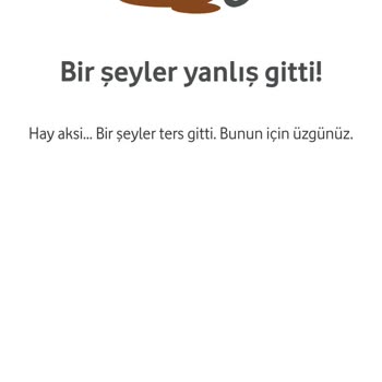 Vodafone Yanımda Fırsatlar Dünyası Happy Hediye Çarkı Çalışmıyor.