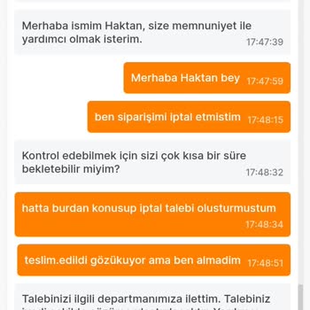 Migros Teslim Edilmeyen Ama Edildi Gözüken Sipariş