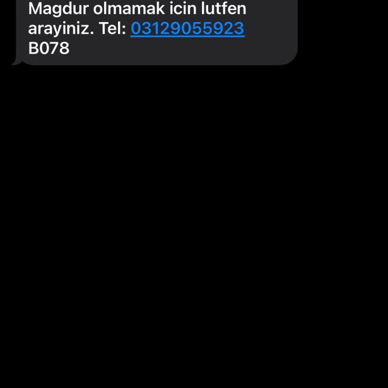T.SUNBUL HUKUK (SMS) T. S****** Hukuk Bürosu Olduğunu İddia Eden Gelen Mesaj