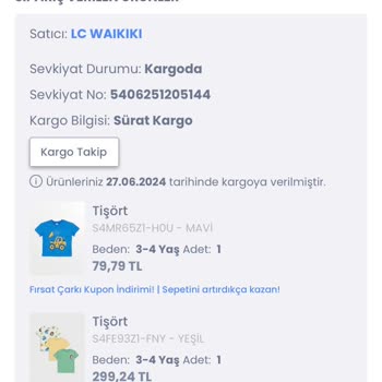 LCW Adrese Teslim Talep Edile Ürünü Kargo Şubesinden Teslim Gönderiyor
