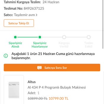Trendyol Stoğu Olmayan Ürünün Para İadesini Yapmıyor