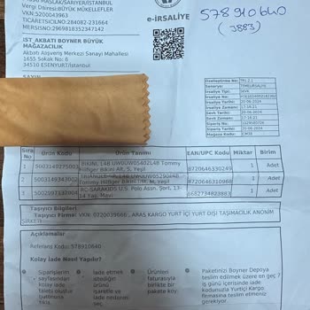 Boyner On-line İade Almıyor,