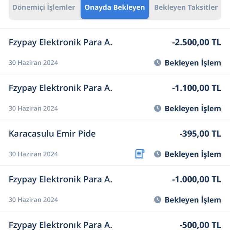Fzypay Kartımdan Bilgim Dışında Sürekli Para Çekmiş.!
