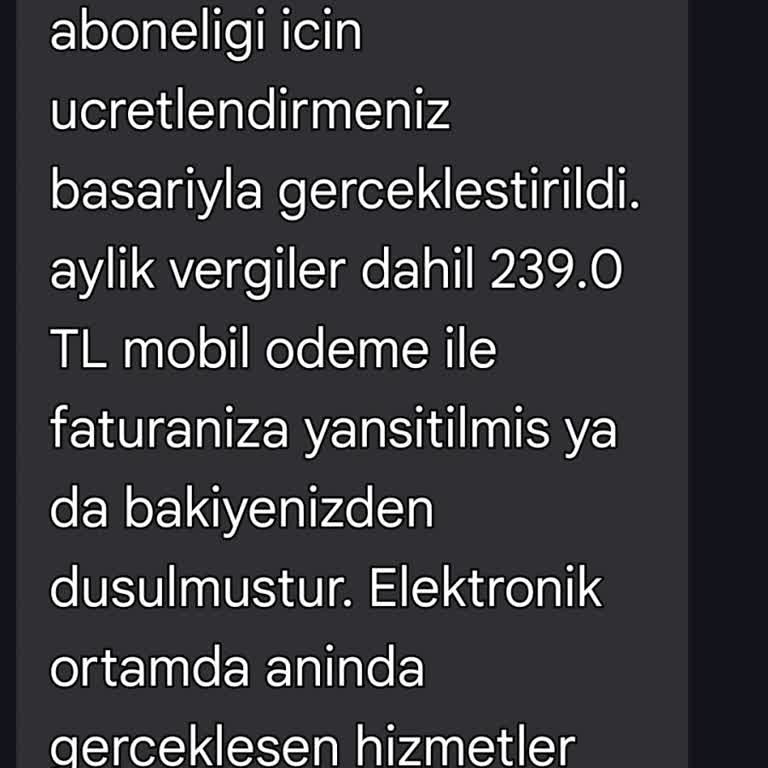 VizyonMobil Yanlış Abonelik İptal Edilmesi