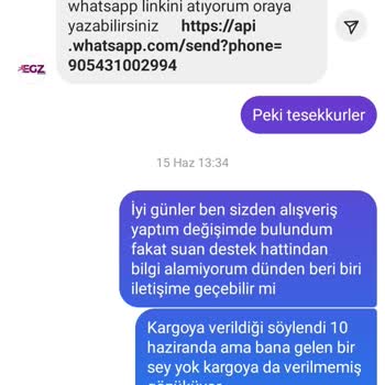 Egz Butik Parayı Alıp Ürünü Vermediler Şikayetçiyim