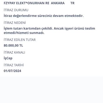 FzyPay E-Ticaret Şirketi Üzerinden Yaşanan Mağduriyet