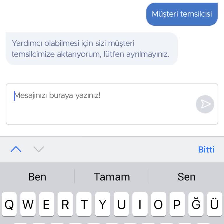 Obilet Müşteri Temsilcisine Bağlanmıyor