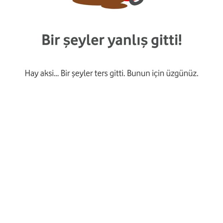 Vodafone Hediye Çarkı Hata Veriyor