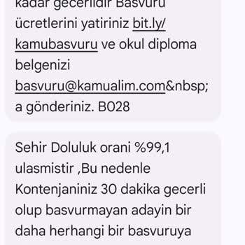 Memuratamalari.com Teşvik Kursu PTT Alımı Yalanı