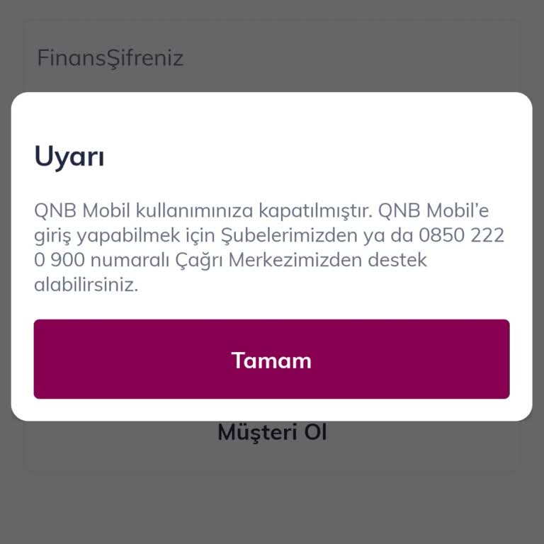 QNB Finansbank Hesabımın Kapatılması Neden