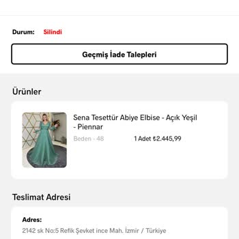 Modanisa Bestellung storniert trotz Lagerbestand Geld verloren, kein Kundenservice