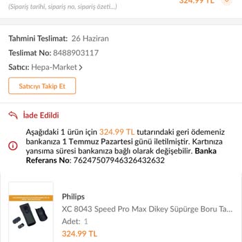 Trendyol 12 Günde Göndermediği Kargomu Kendi İptal Etmesi