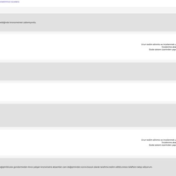 Saat & Saat Servisinin Cam Değişimi Esnasında Saati Bozması