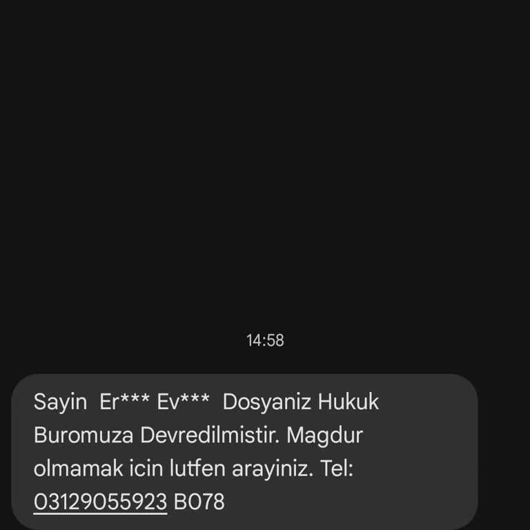 T.SUNBUL HUKUK (SMS) T. S***** Hukuk Bürosu