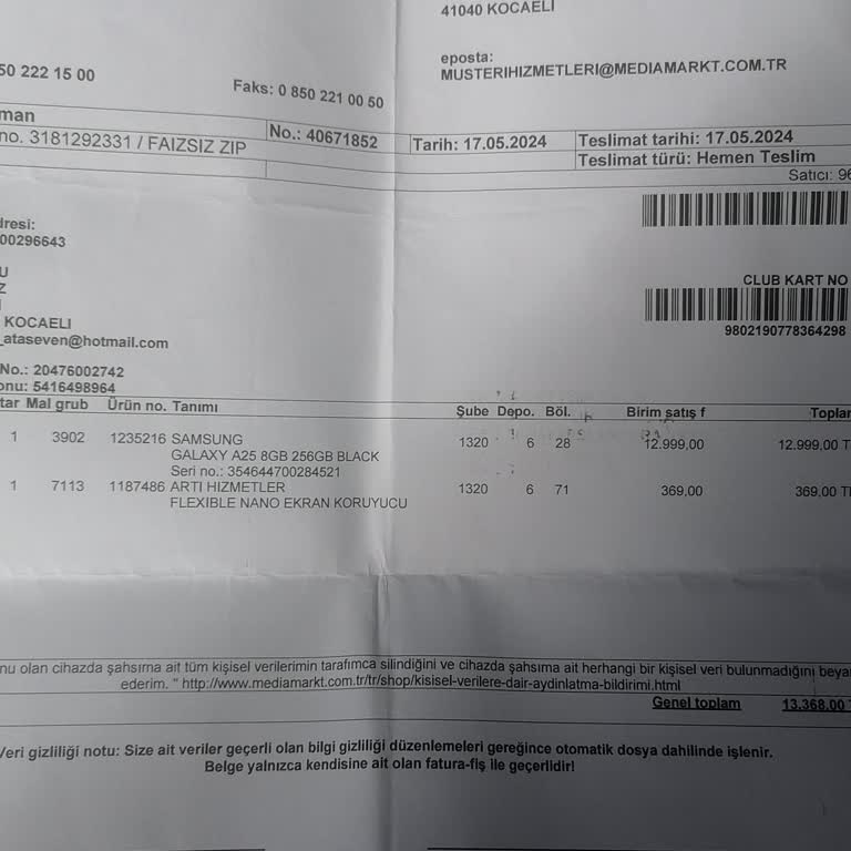 Media Markt Kocaeli İade Almamak İçin Yanlış Yönlendirme Yaptı