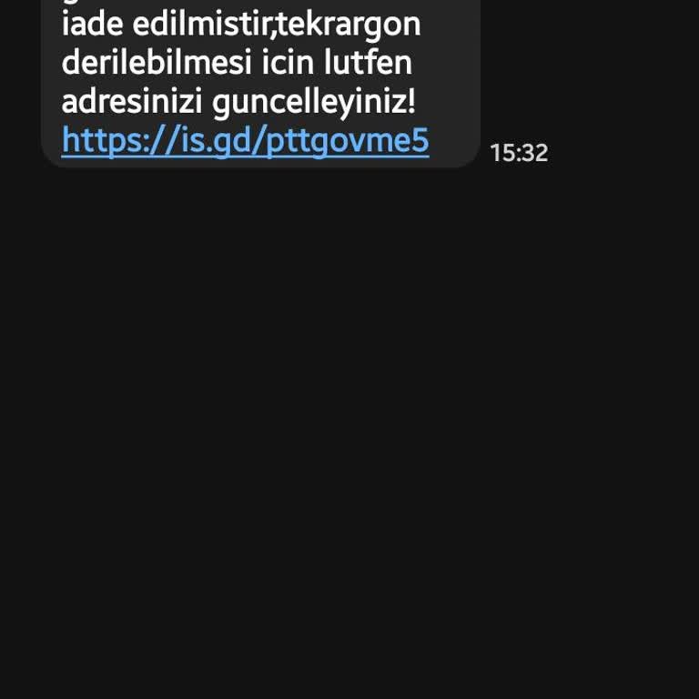E-ticaret Marka Taklidiyle Dolandırıcılık Y*** Kargodan Mesaj İddiası.