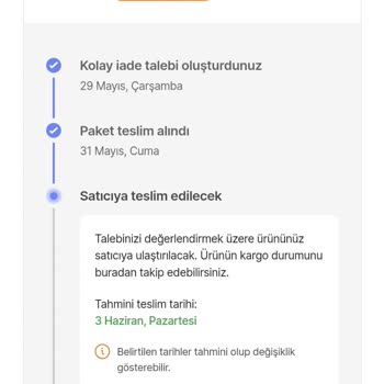 Hepsiburada Tarafından Yapılmayan İade