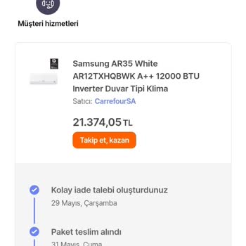 Hepsiburada Tarafından Yapılmayan İade