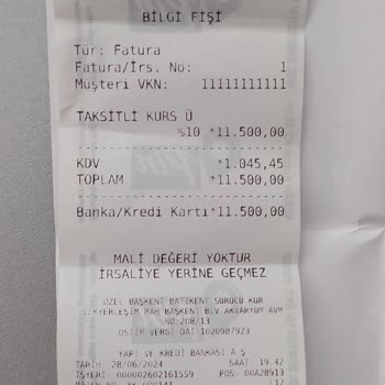 İş Bankası Maximum Kart Eğitim Ödememi Taksitlendirmedi